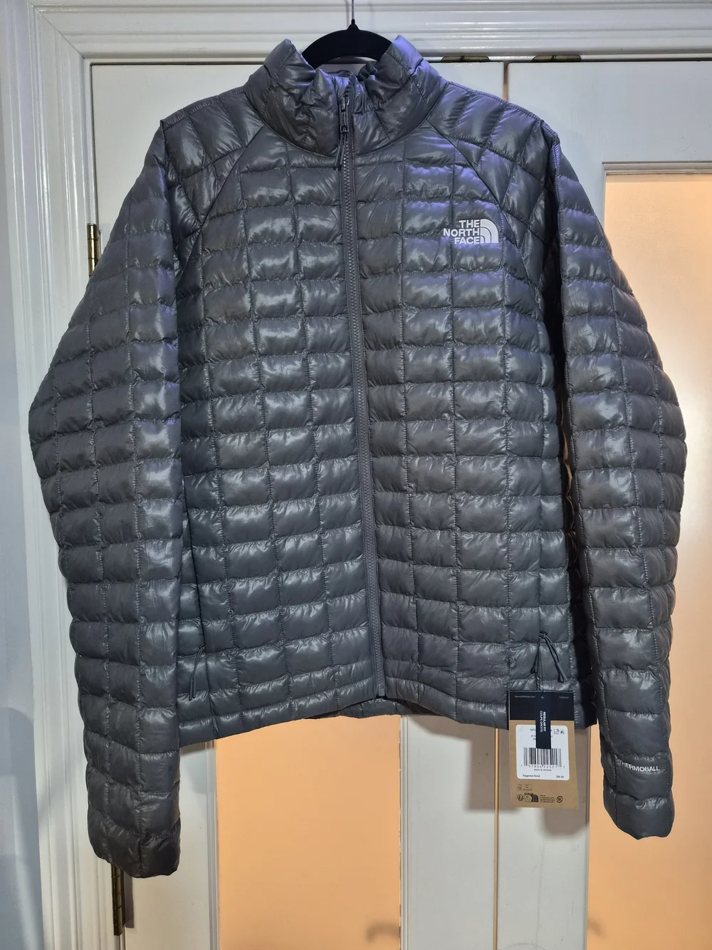 The North Face Men’s Gray Quilted Puffer Jacket